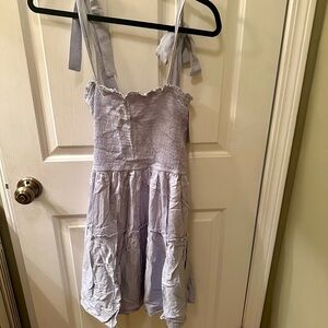 Light Blue Sundress with Straps